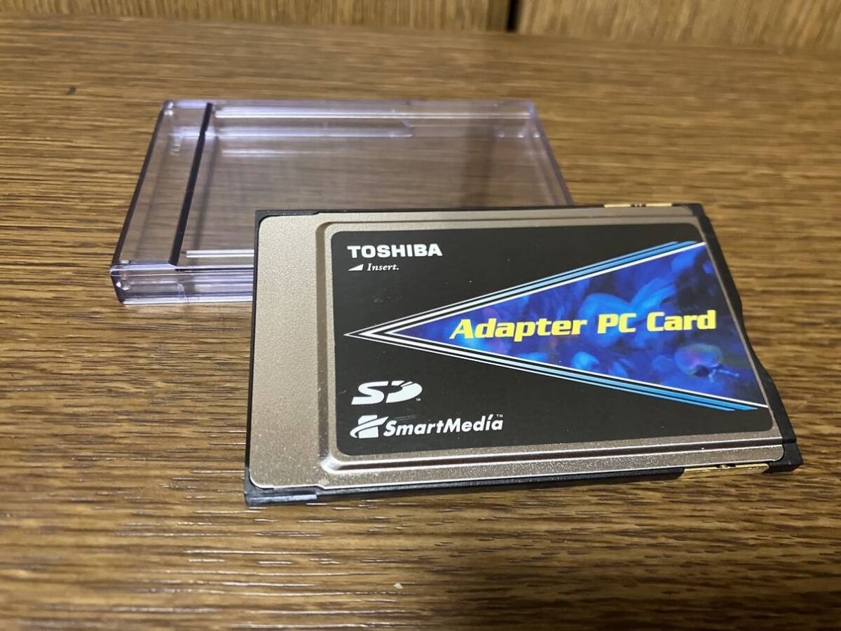 TOSHIBA 東芝 SD/SmartMedia Adapter PC Card アダプタPCカード SDA-C003M 中古