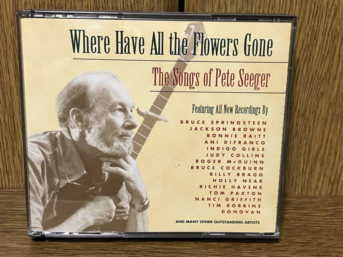 CD Pete Seeger 花はどこへ行った～ソングス・オブ・ピート・シーガー Pete Seeger 国内盤 2枚組CD OMCX-9001 中古