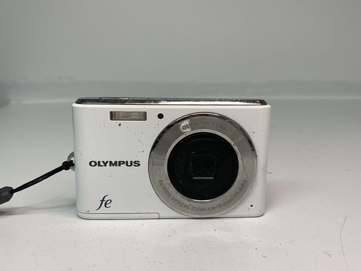 1円スタート 3085 OLYMPUS オリンパス コンパクトデジタルカメラ FE-4050 デジタルカメラ ホワイト デジカメ コンデジ
