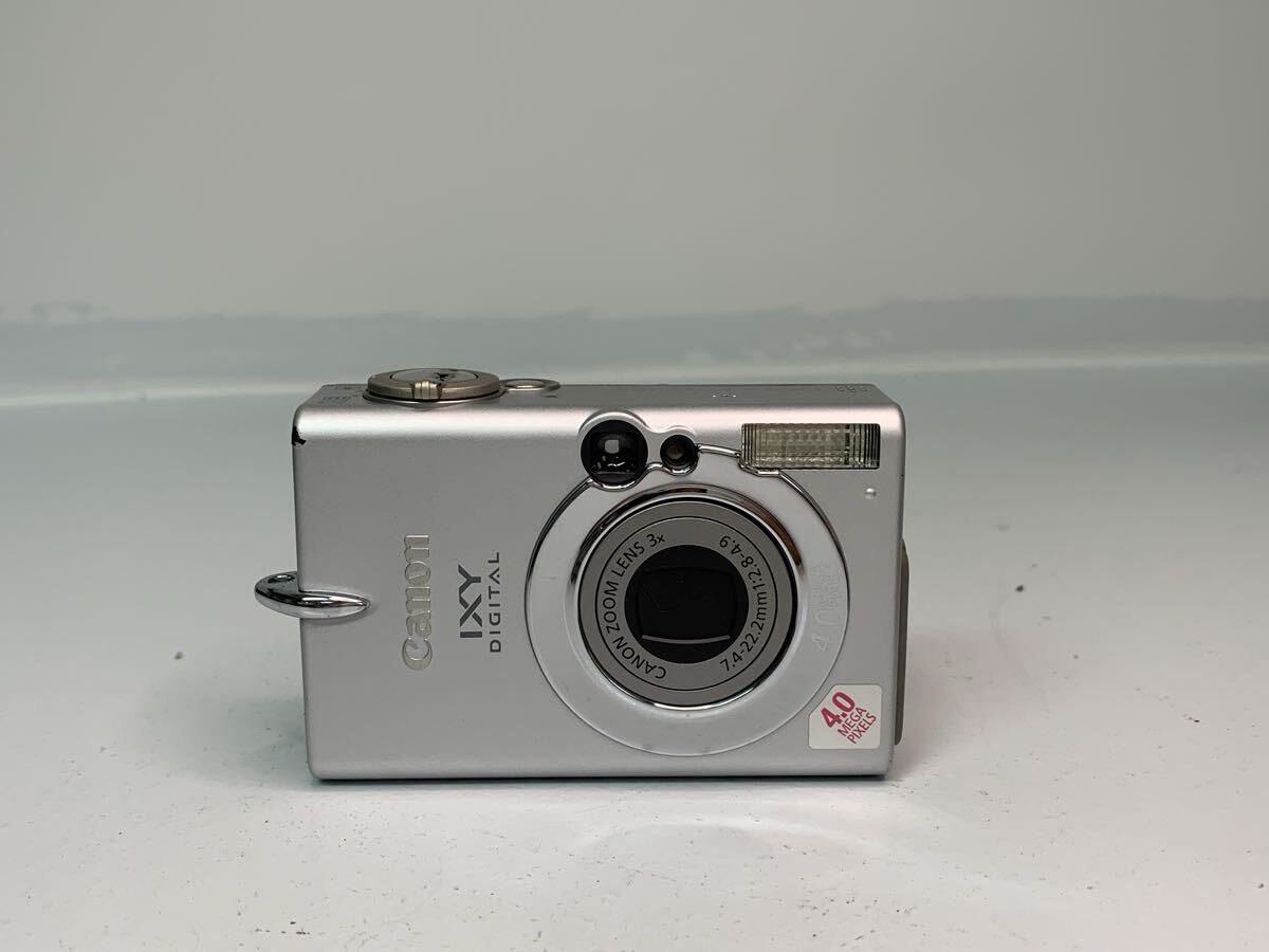 1円スタート 3105 Canon キャノン コンパクトデジタルカメラ IXY DIGITAL400 シルバー デジカメ PC1038 コンパクトカメラ 