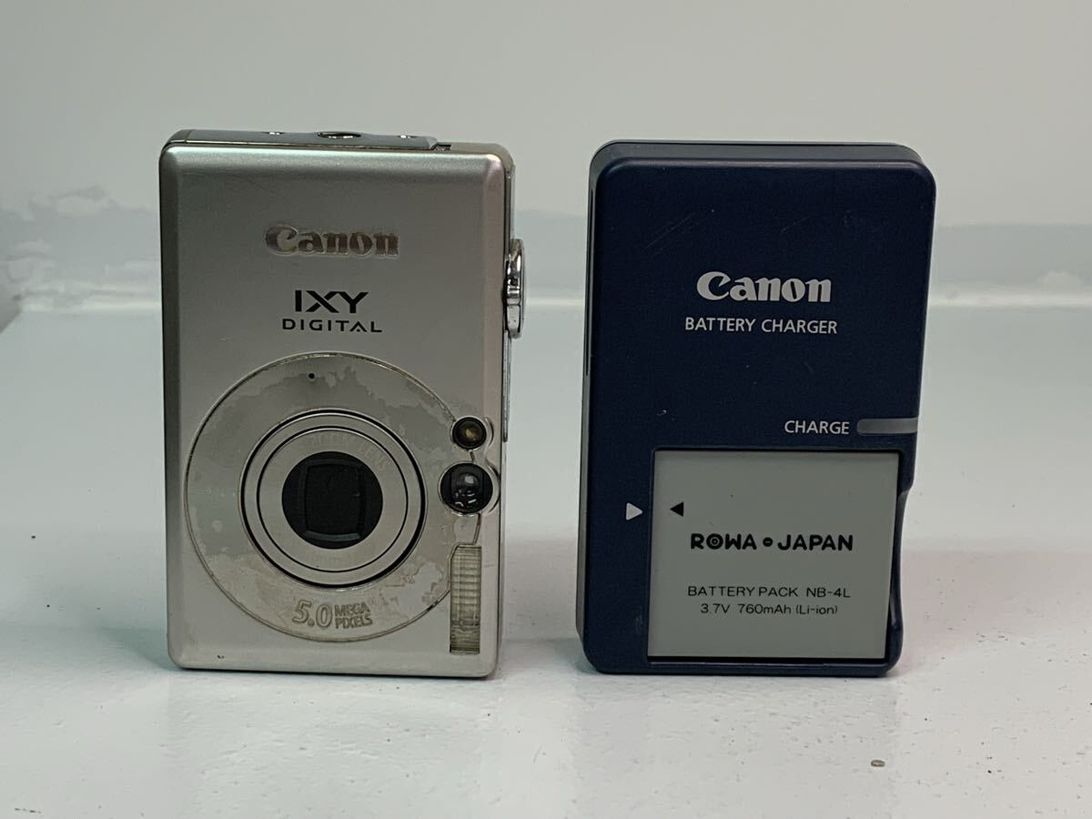 1円スタート 20888 Canon キャノン デジタルカメラ IXY DIGITAL60 コンパクトデジタルカメラ PC1158 イクシー コンデジ デジカメ