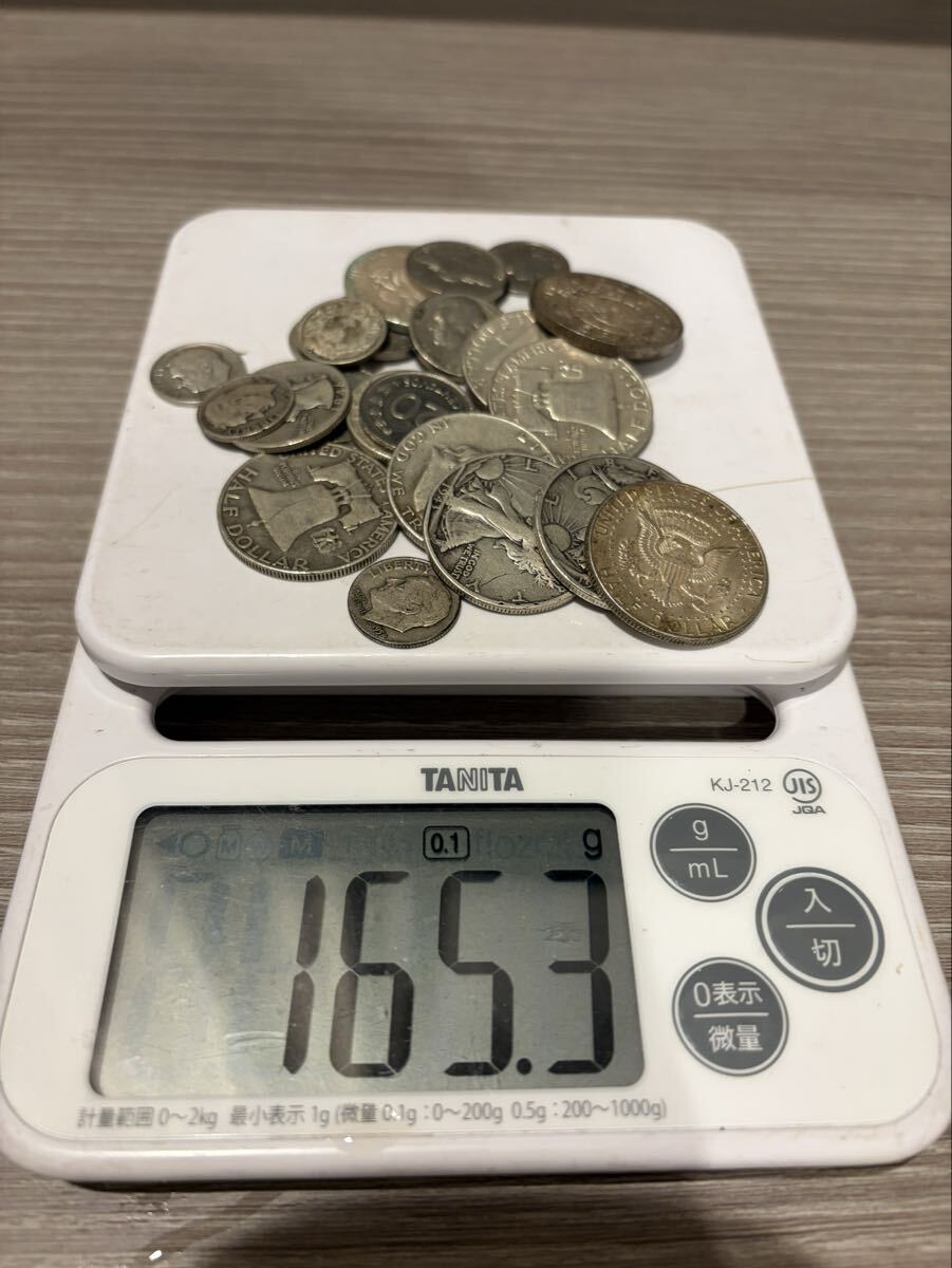 1円スタート　1875 ハーフダラー　銀貨　 古銭 外国コイン 日本古銭 コイン　ウォーキングダラー　ドル　セント　雑銭　まとめ 外国銭