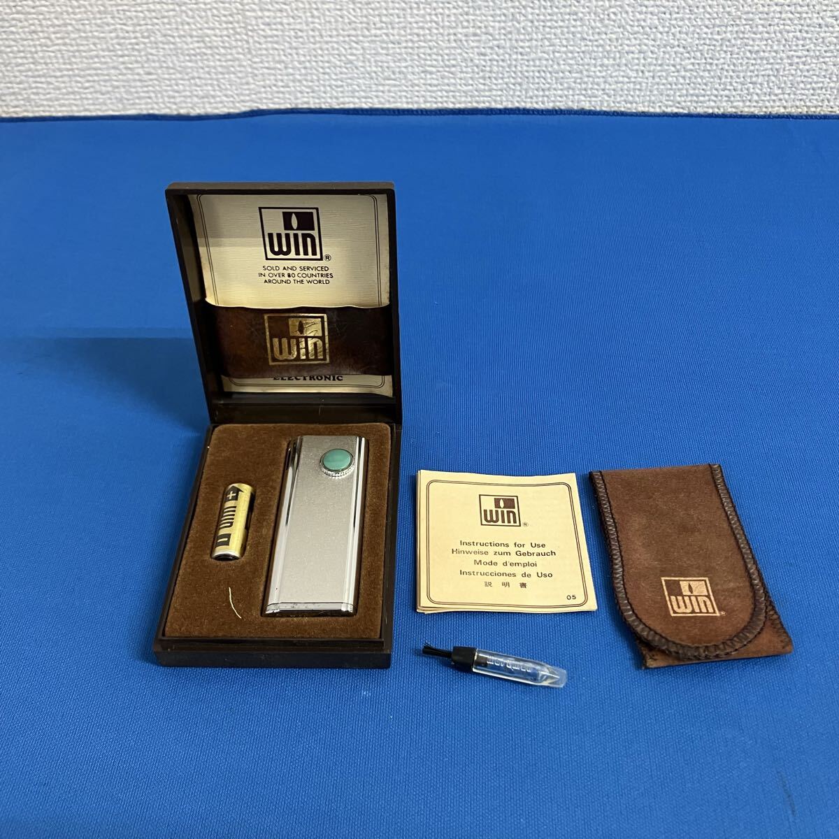 WIN 電池式ライター ケース付き 着火未確認