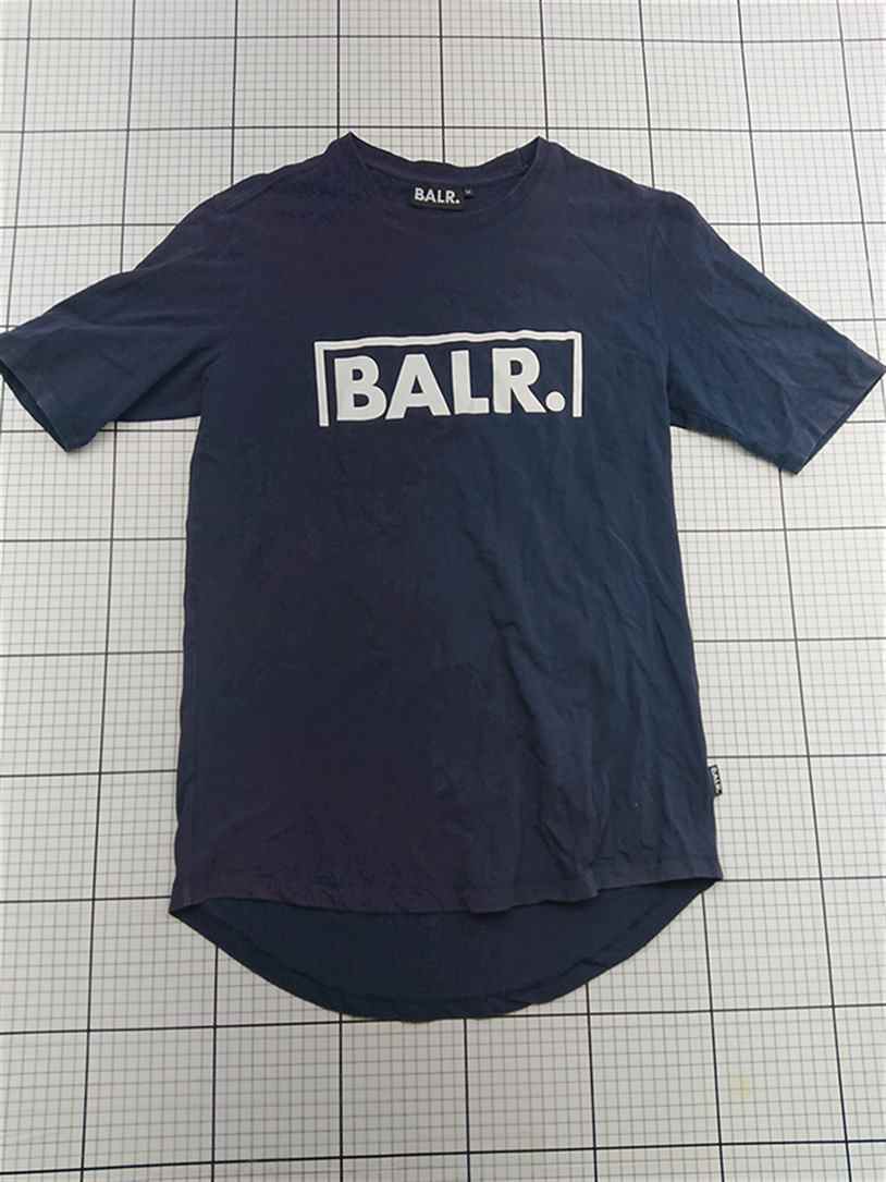 ◇ Θ ボーラー BALR. ロゴTシャツ ネイビー系 メンズ Mサイズ E