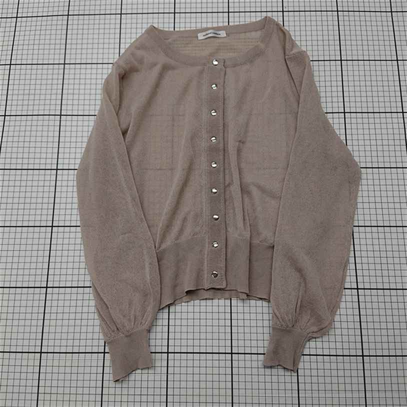 ◇ Θ ナチュラルクチュール natural couture 0351050800 バルーンスリーブカーディガン レディース ベージュ系 E