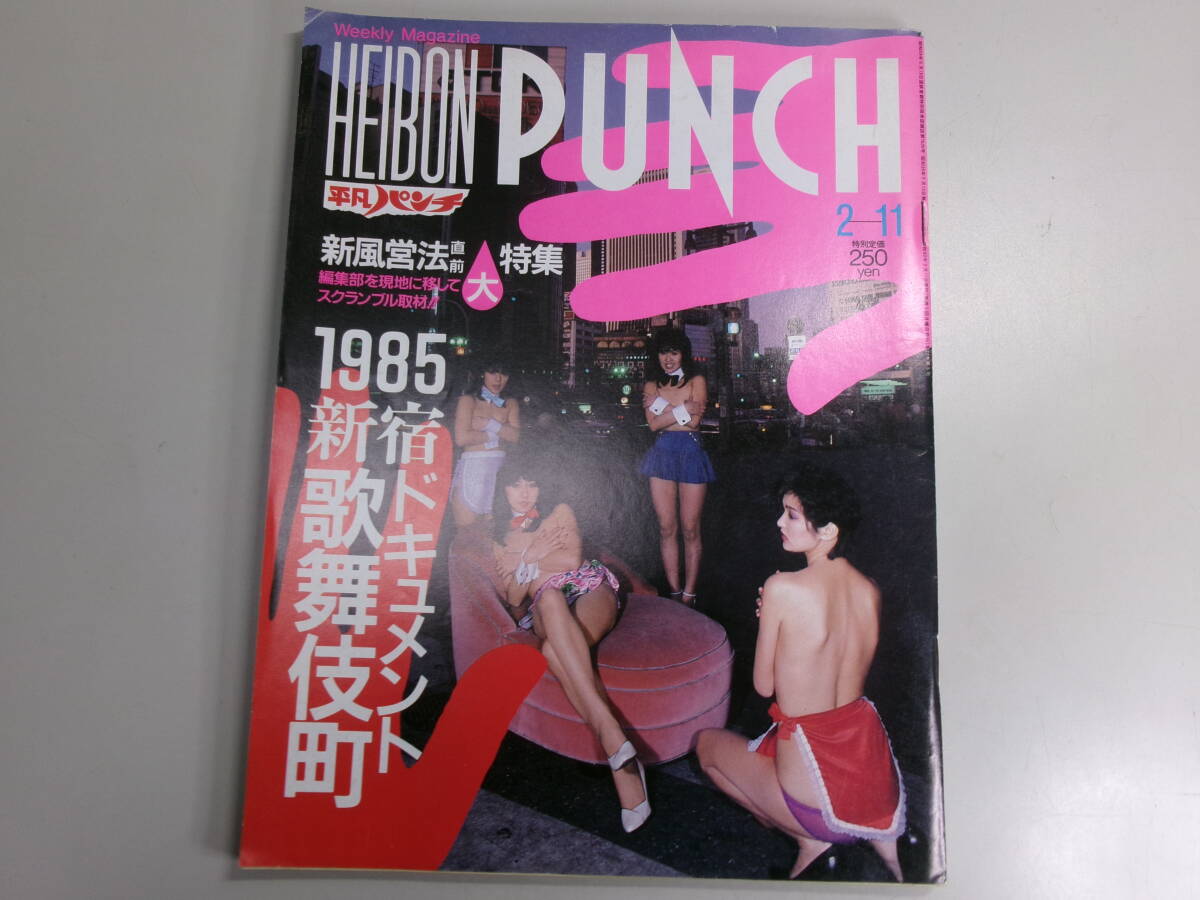 ☆253 平凡パンチ 1985年昭和60年2月11日発行 no.1046