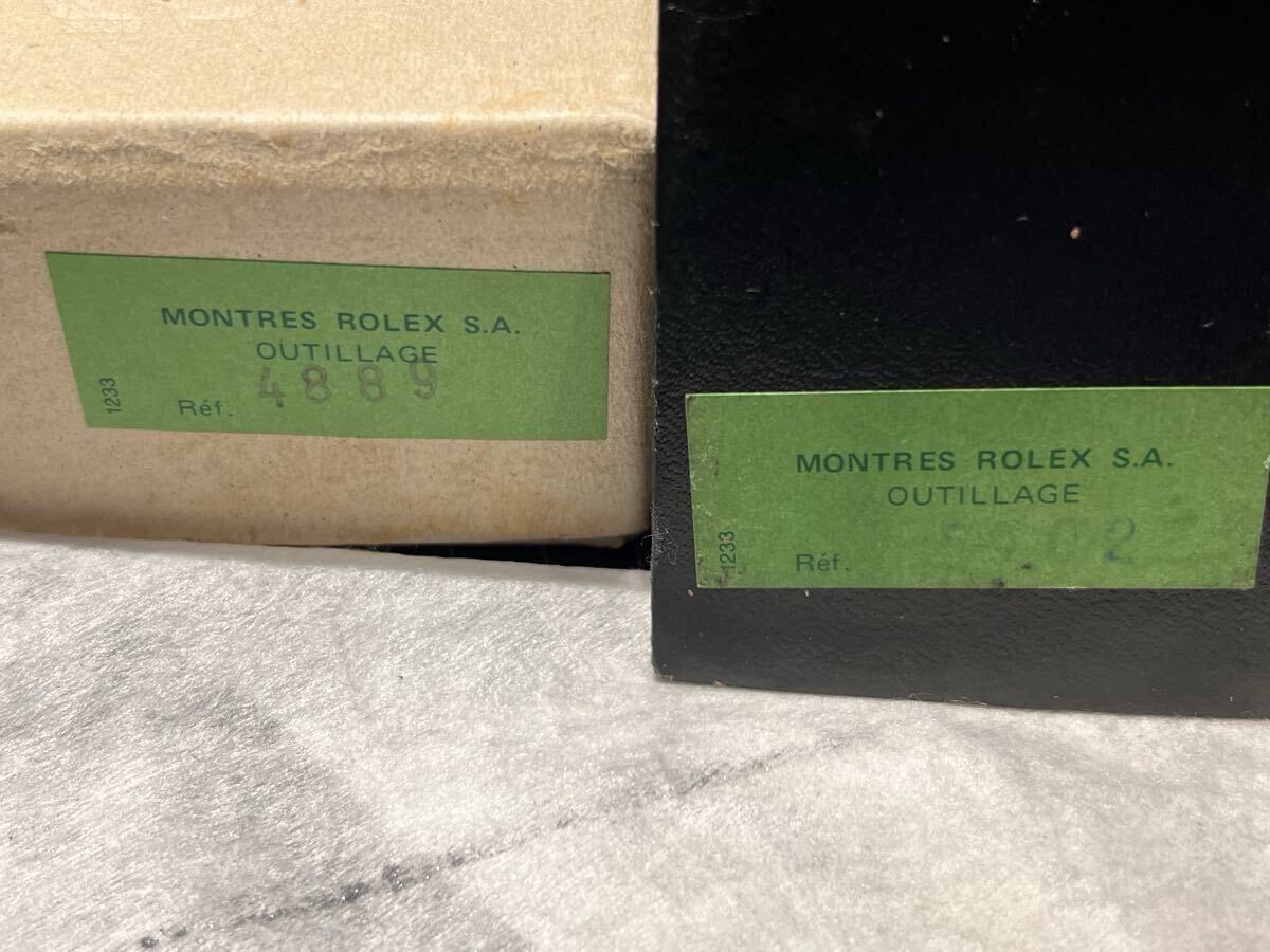 MONTRES ROLEX S.A OUTILLAGE Ref. 4889, 5902 HORIA PUMP PUSHER ANVIL, MICROMETRIC SCREW watch tool antique