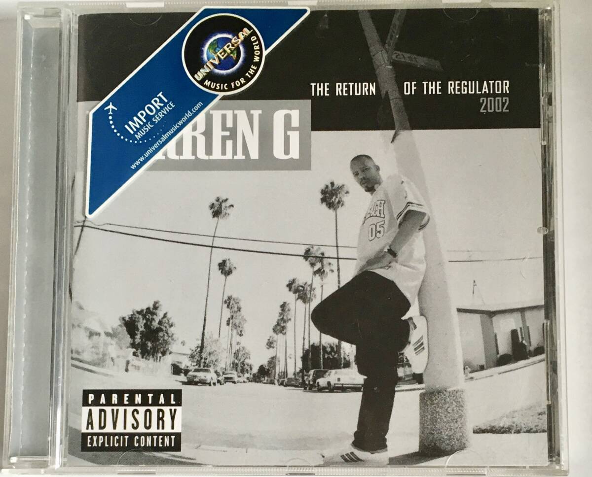 WARREN G /the return of the regulator ~G-rap g-funk nate dogg soopafly W.C. George Clinton kokane el debarge snoop mista Grimm 