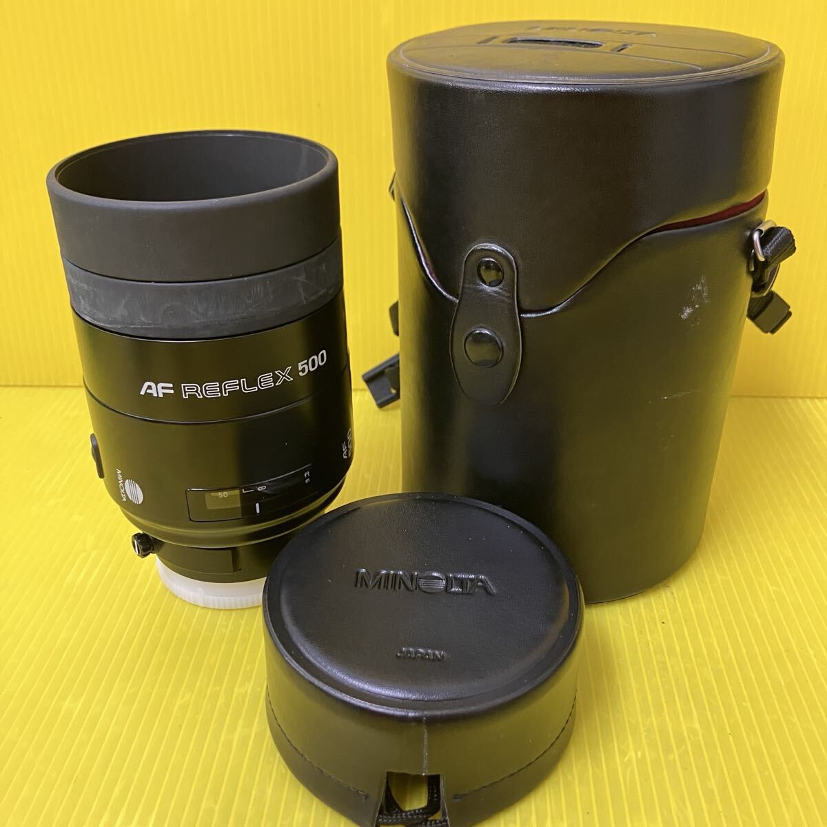 小YA152 MINOLTA AF REFLEX 500mm 1:8 11507259 ミノルタ カメラレンズ ミラーレンズ オートフォーカス 中古