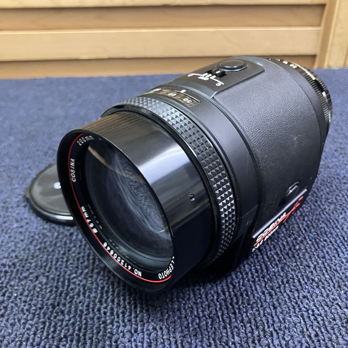 塩YA112 COSINA 200mm 1:3.5 MC AUTO FOCUS TELEPHOTO コシナ オートフォーカス カメラレンズ 中古品