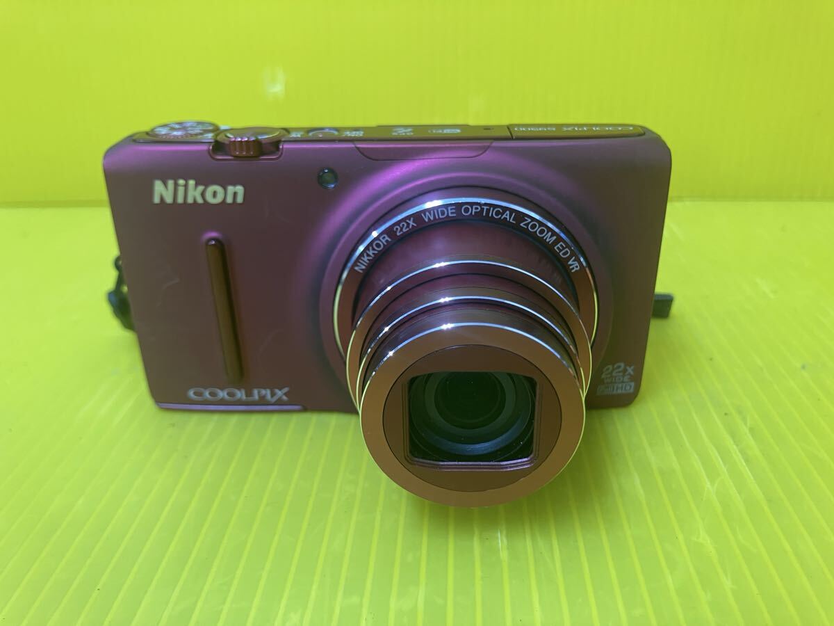 中YA159 Nikon COOLPIX S9500 4.5-99.0mm 1:3.4-6.3 ニコン デジタルカメラ コンパクトカメラ デジカメ コンデジ 中古品