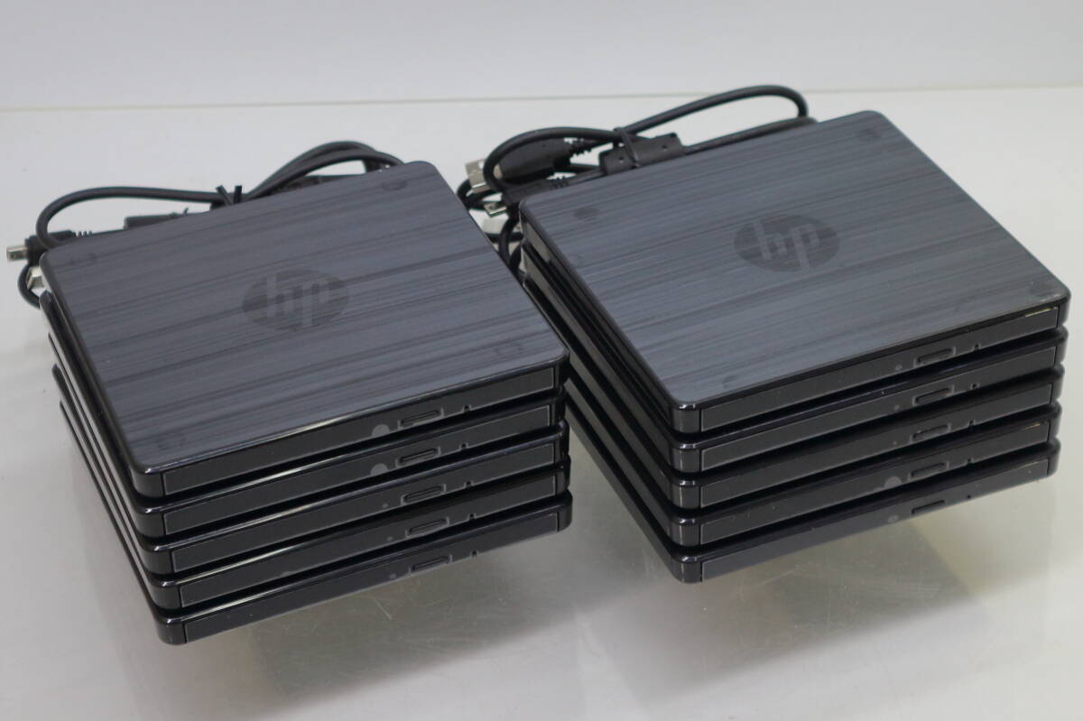 Y/HP 外付け DVDスーパーマルチドライブ/USB External DVDRW Drive GP70N/10台セット/USB接続ケーブル付き