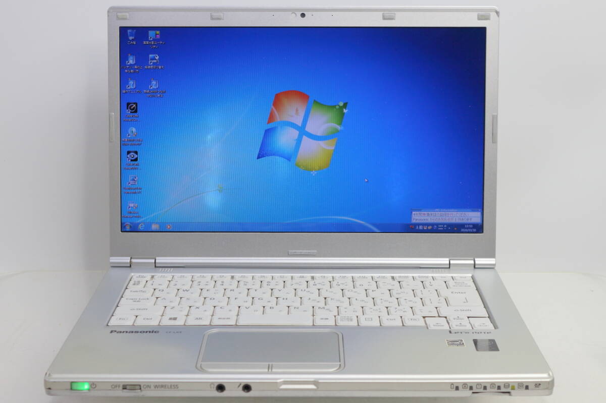 Panasonic Let's note LX4 CF-LX4EDHCS/Core i5-5300U/8GBメモリ/HDD320GB/DVDマルチ/HDMI/HD+ 14.0TFT/Windows7 Pro リカバリ領域有 #0330