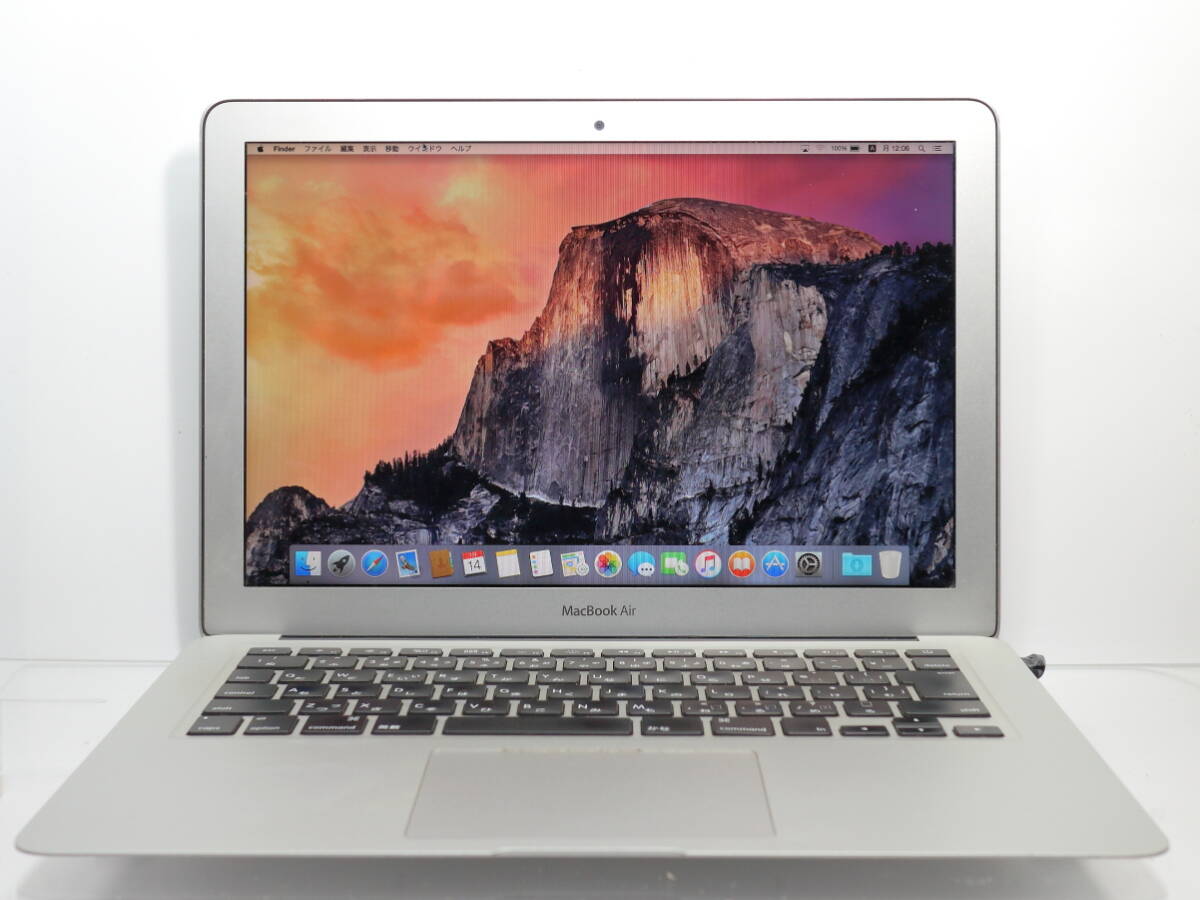 Apple MacBook Air (13-inch,Early2014)/1.7GHz Intel Core i7/8GBメモリ/64GB(USBメモリ)/バッテリー正常/OS X Yosemite 10.10 難有 #0315