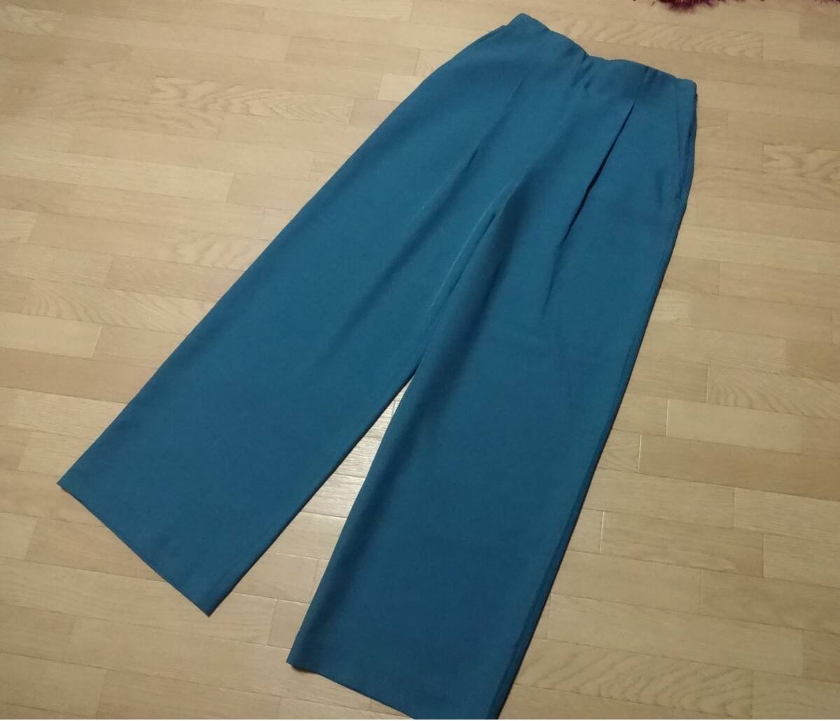 【NOLLEY'S Sophi】ターコイズグリーンパンツ34★新品♪