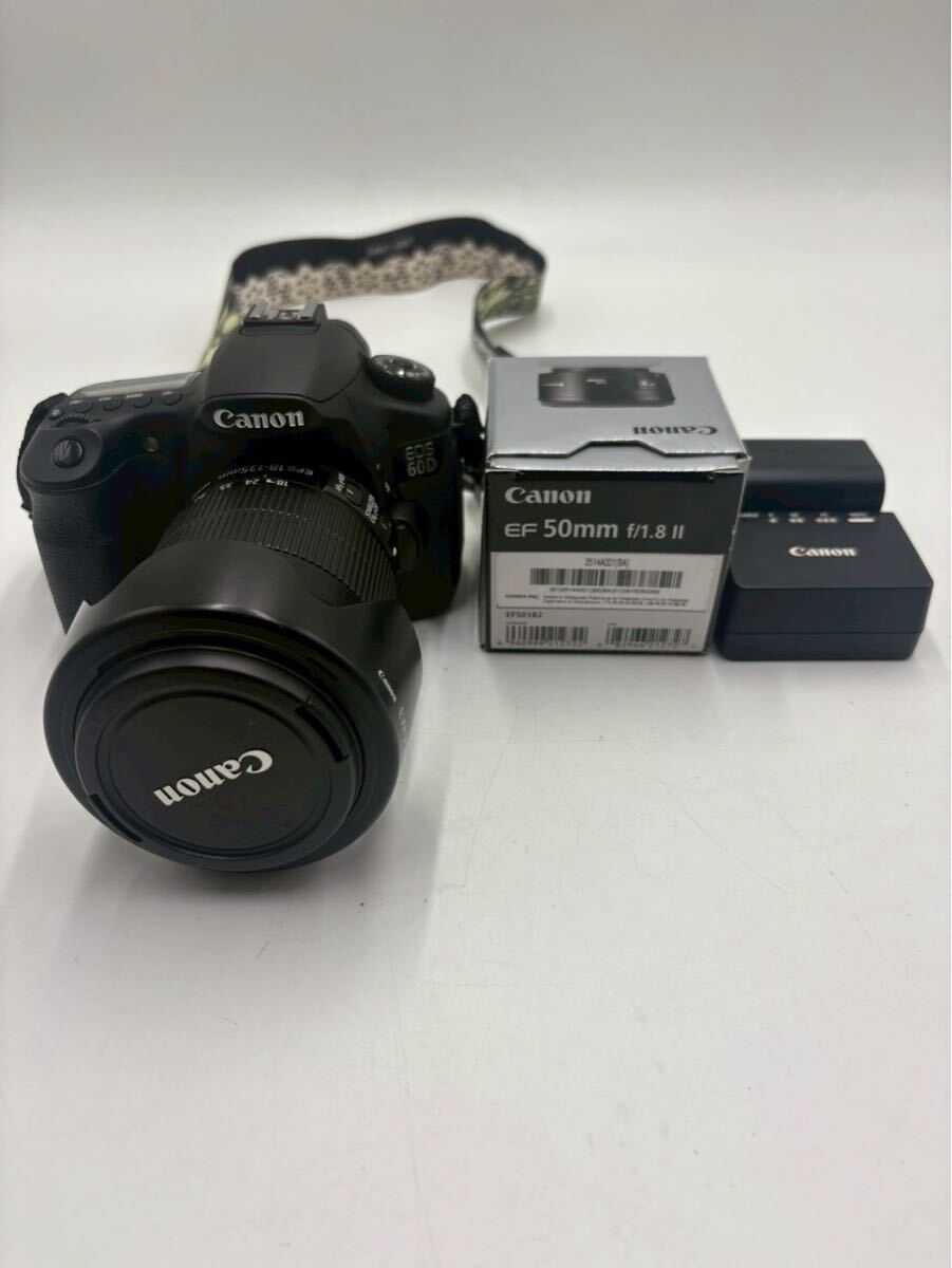 % Canon キャノン EOS 60D デジタル一眼レフカメラ カメラ レンズ