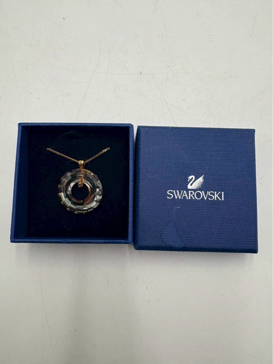 % SWAROVSKI スワロフスキー ネックレス アクセサリー 箱あり