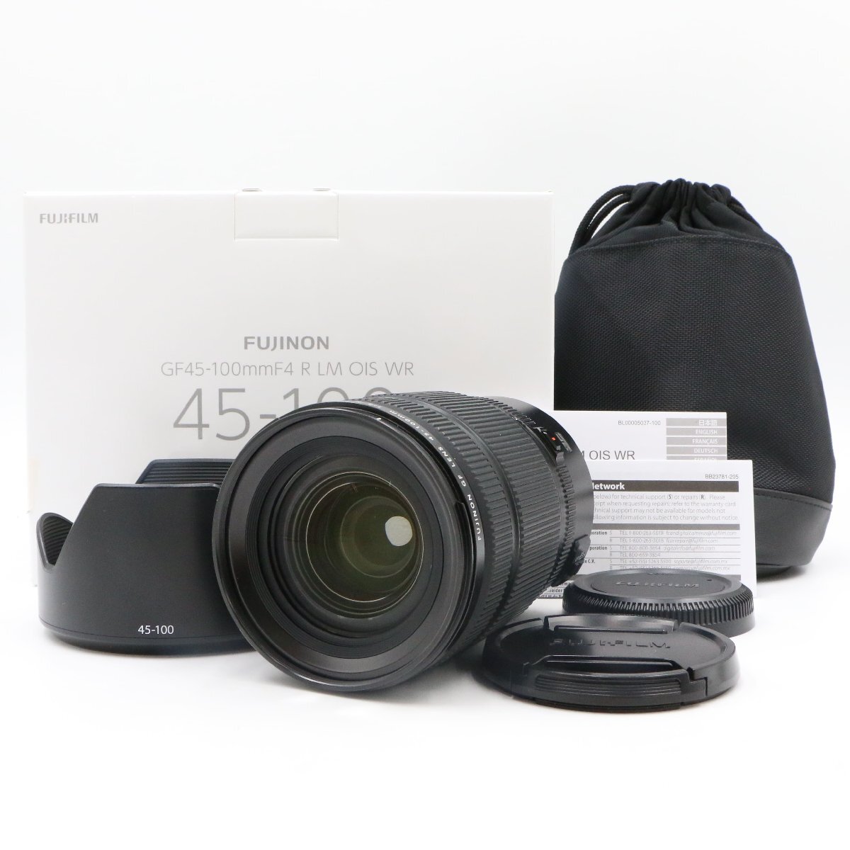 【極上品】FUJIFILM GF 45-100mm F4 R LM OIS WR フジフイルム