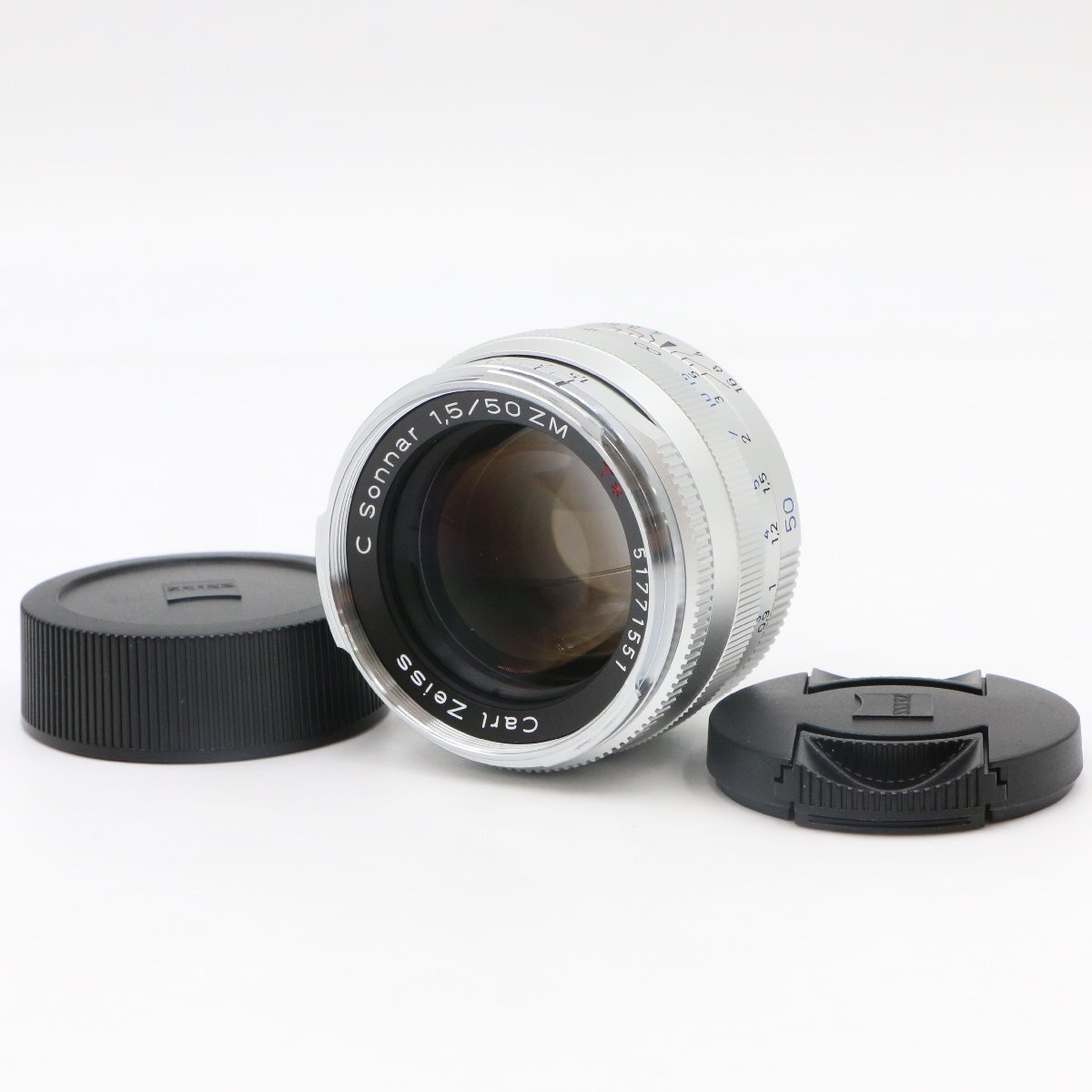 【ほぼ新品】Carl Zeiss C Sonnar T* 50mm F1.5 ZM Silver for Leica カールツァイス