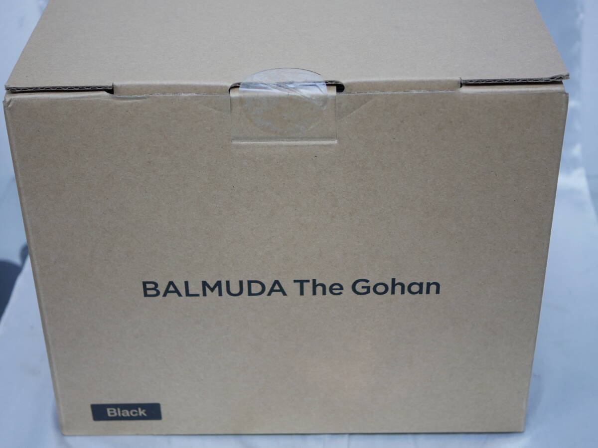 #1282 新品未開封 BALMUDA THE Gohan K08A-BK ブラック バルミューダザゴハン 炊飯器　バルミューダ