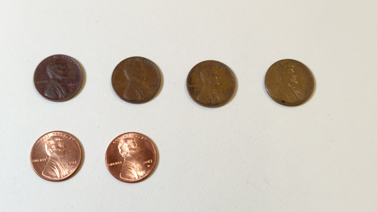 アメリカ 1セントコイン 硬貨　麦ペニー　盾ペニー　レアコイン　市中流通貨幣