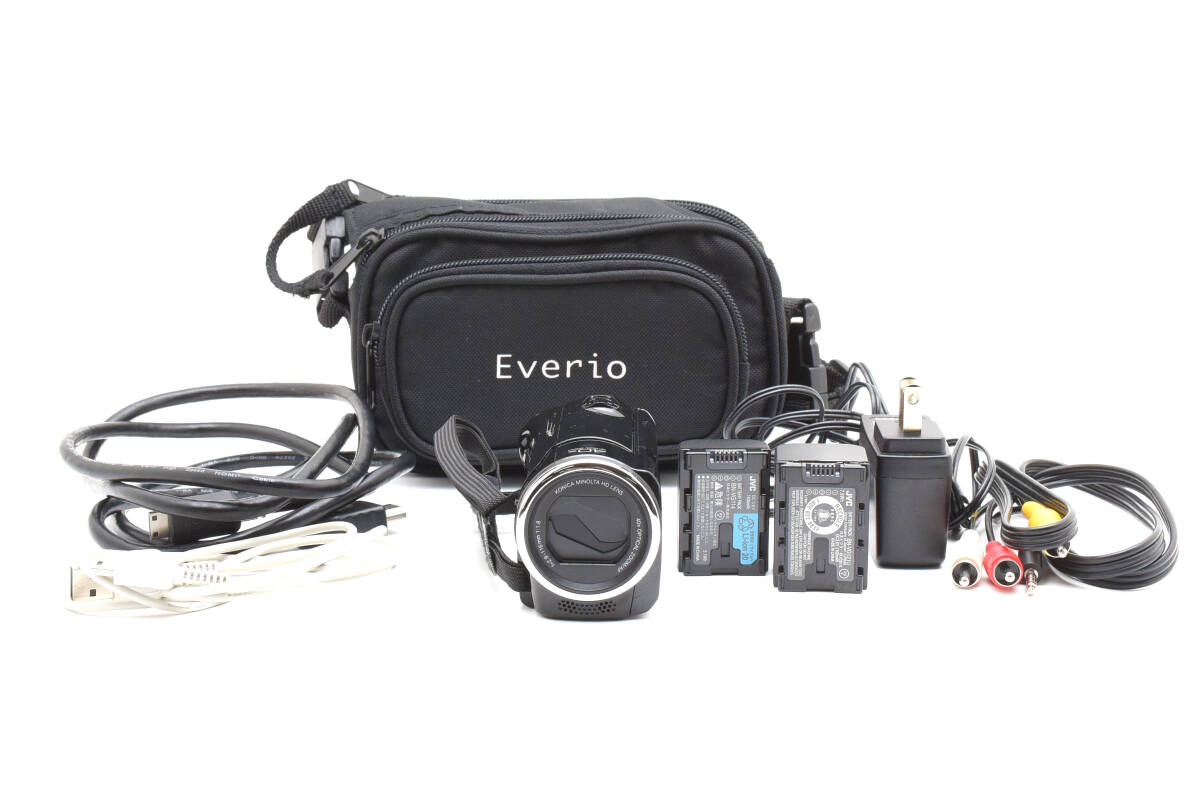 【美品】JVC Victor Everio GZ-HM450-B ブラック 【動作確認済】#2776717