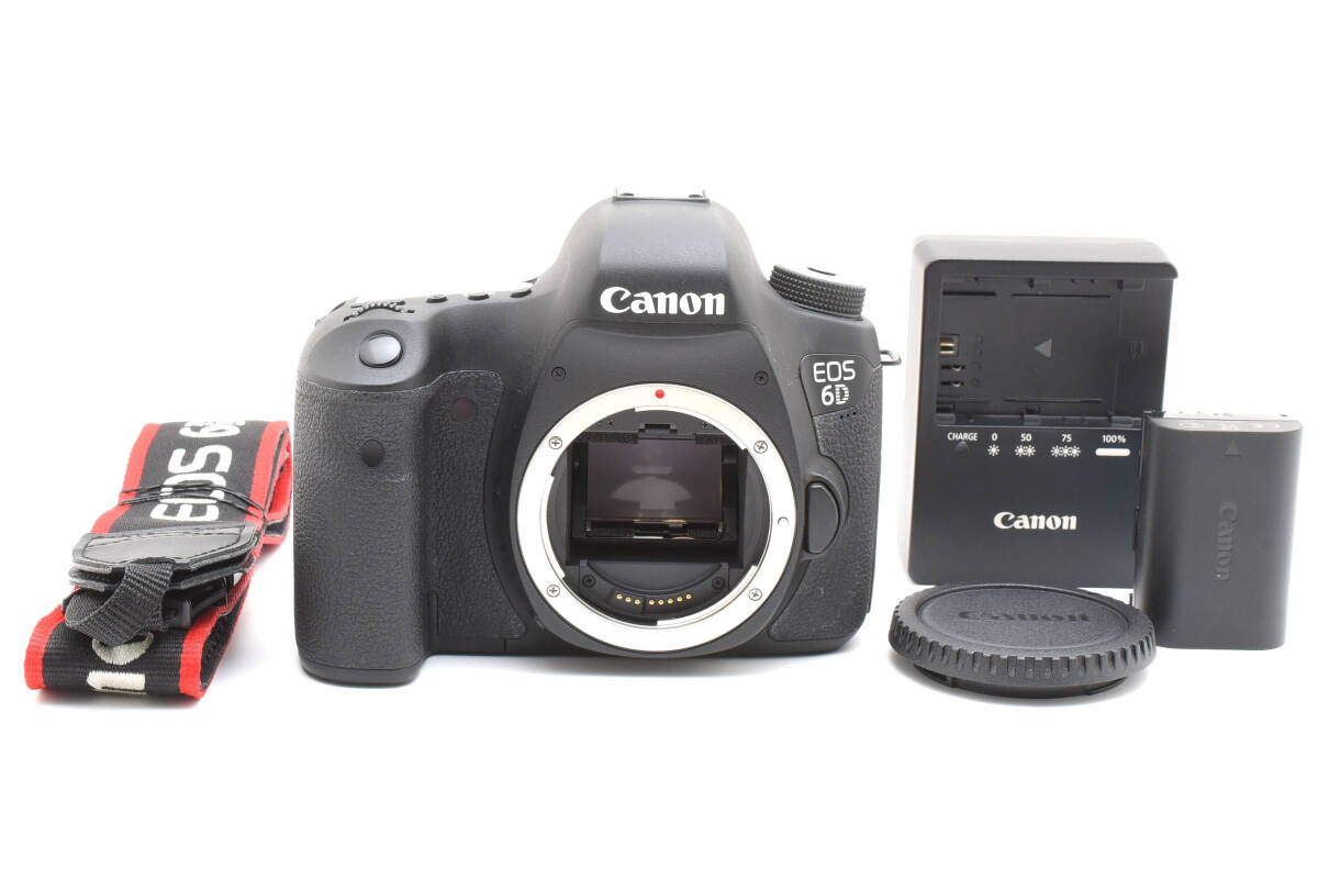 1円オークション★【極美品】Canon デジタル一眼レフカメラ EOS 6D ボディ ★シャッター回数 7,420回★【動作確認済】#2776746
