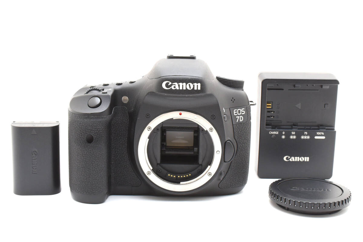 【極美品】Canon デジタル一眼レフカメラ EOS 7D ボディ ★シャッター回数9,655回★【動作確認済】#2776747