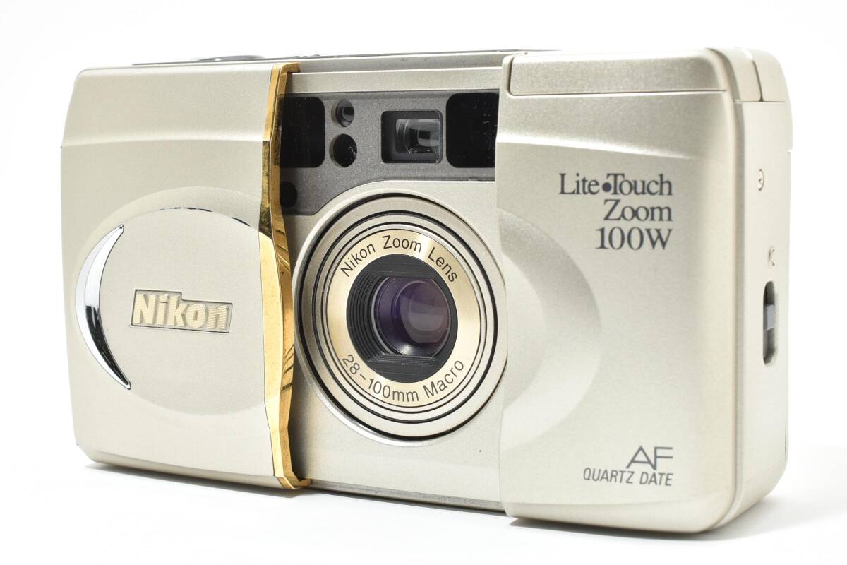 【美品】Nikon Lite Touch Zoom 100W ニコン フィルムカメラ 【動作確認済】#2800046