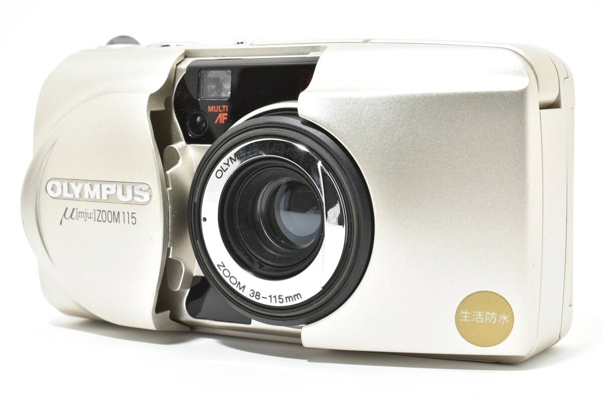 【美品】OLYMPUS μ [mju:] ZOOM 115 コンパクトカメラ 【動作確認済】#2800053