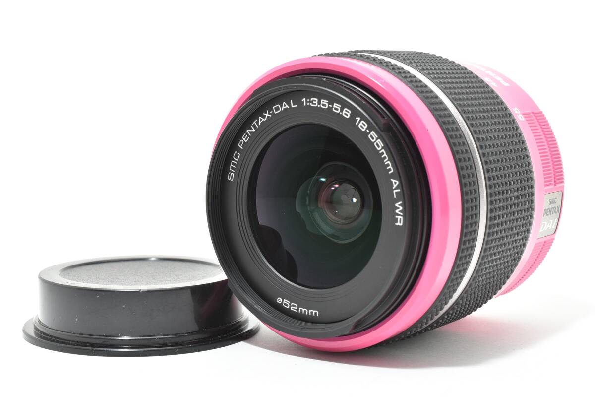 【美品】PENTAX ペンタックス SMC PENTAX-DA L 18-55mm F3.5-5.6 AL WR PINK ピンク 【動作確認済】#2800055