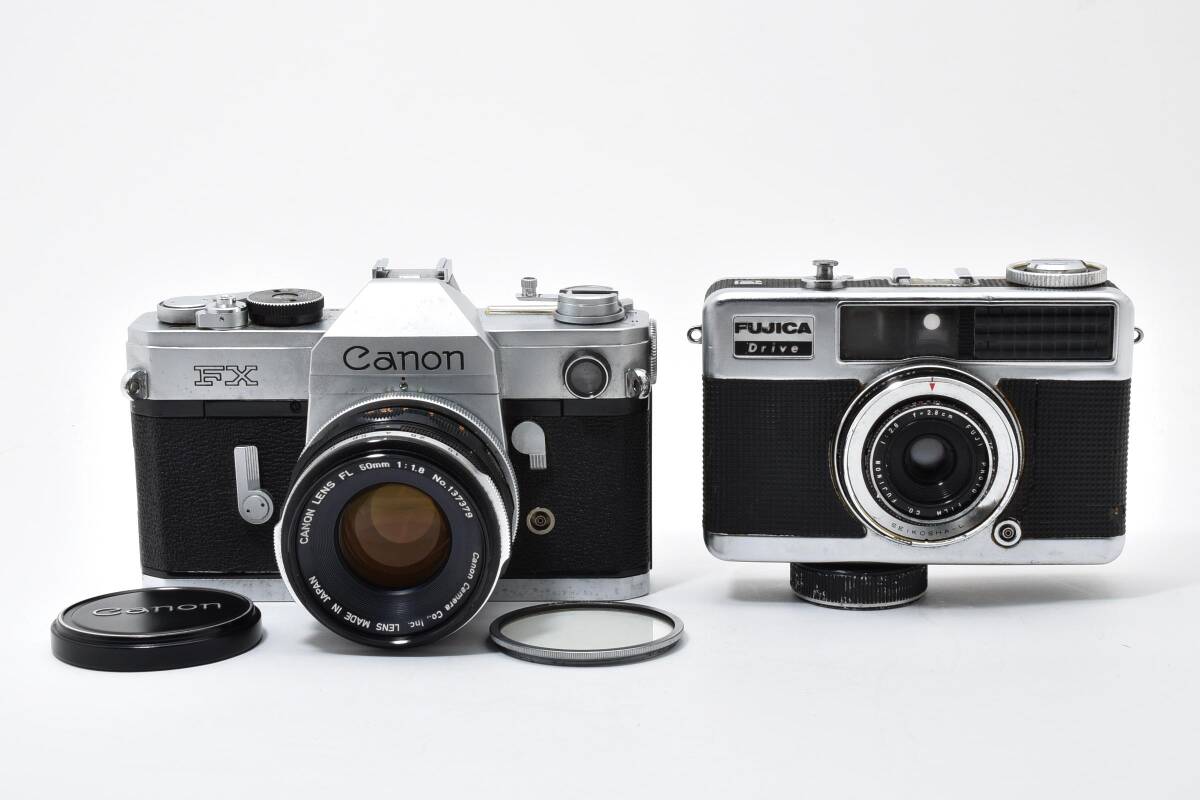 フィルムカメラ　まとめ　FUJICA DRIVE・Canon FX 【現状品】#2801144