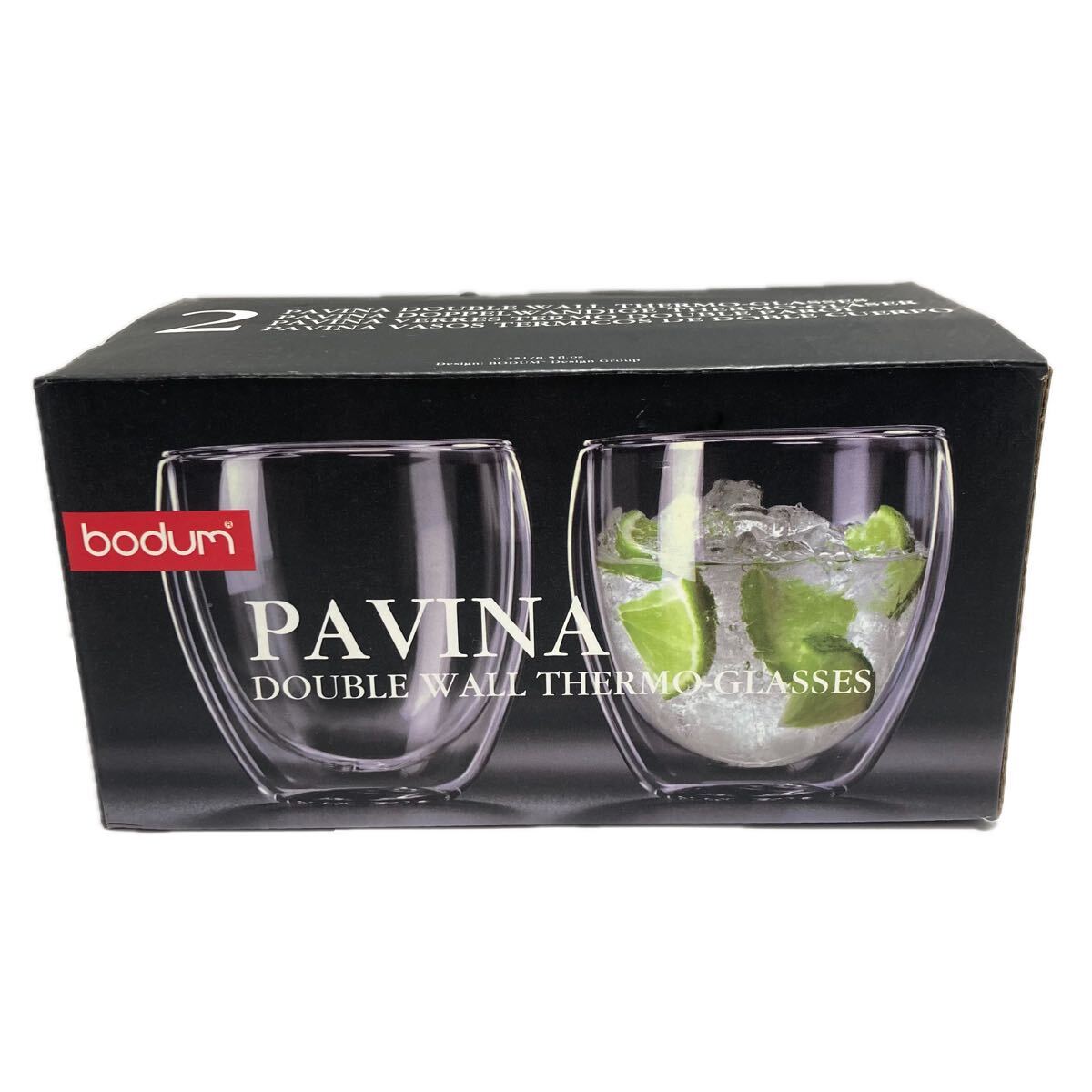 72-3 未使用 bodum ボダム PAVINA パヴィーナ ダブルウォールグラス