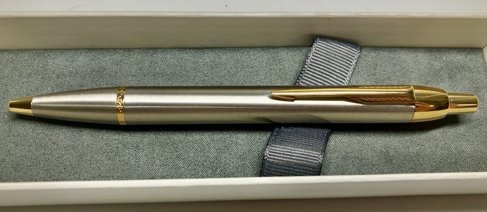 ●パーカー PARKER ボールペン ペン メタル 筆記用具 箱あり ノック式 太軸 文房具 黒