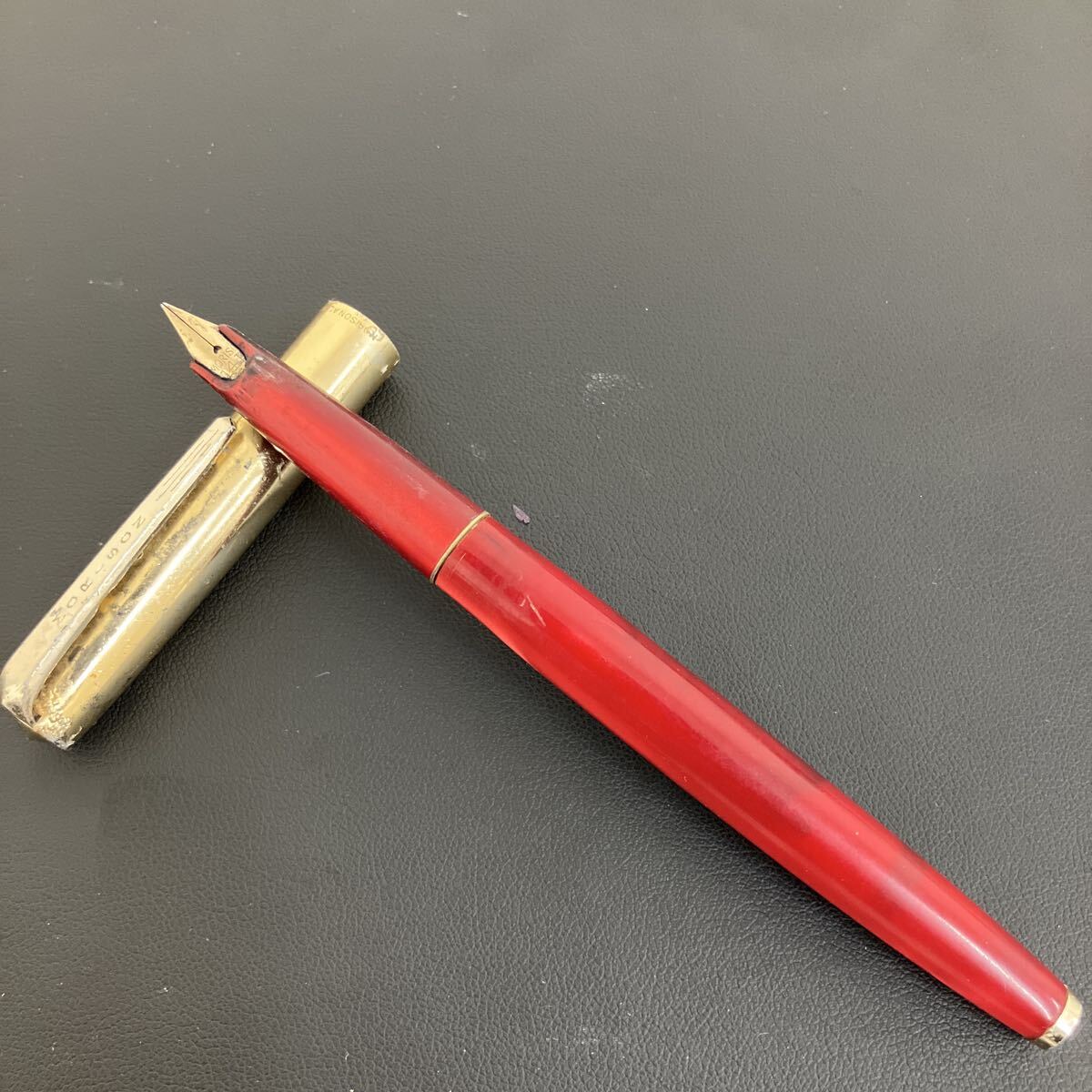 【新771621】MORSON モリソン 万年筆 ペン先 14K 筆記用具 文具 筆記未確認 ジャンク品