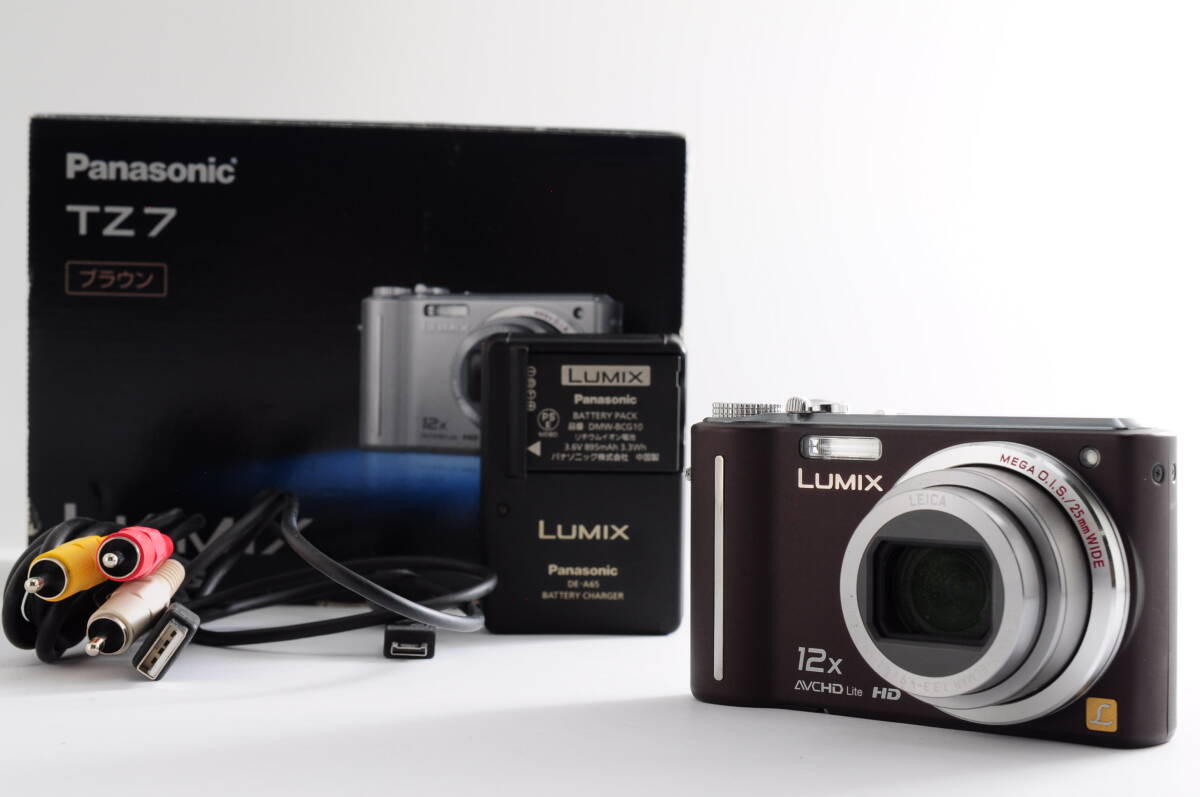 【XB2075】Panasonic Lumix DMC-TZ7 パナソニック ルミックス デジカメ ※落札者都合削除の為再出品