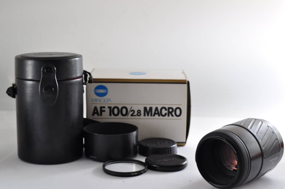 【XB1624】Minolta AF Macro 100mm f/2.8 ミノルタ レンズ