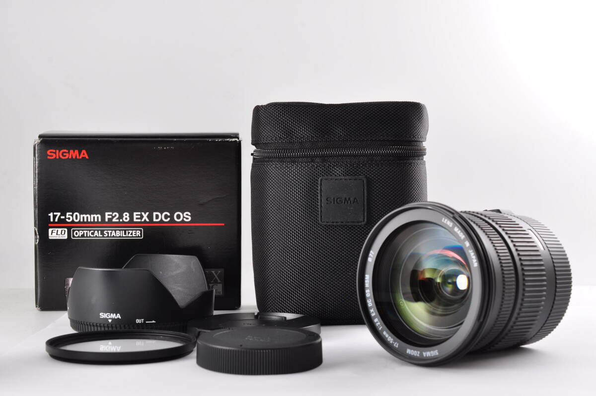【XB1207】Sigma Zoom 17-50mm f/2.8 EX DC OS HSM for Canon EF シグマ レンズ