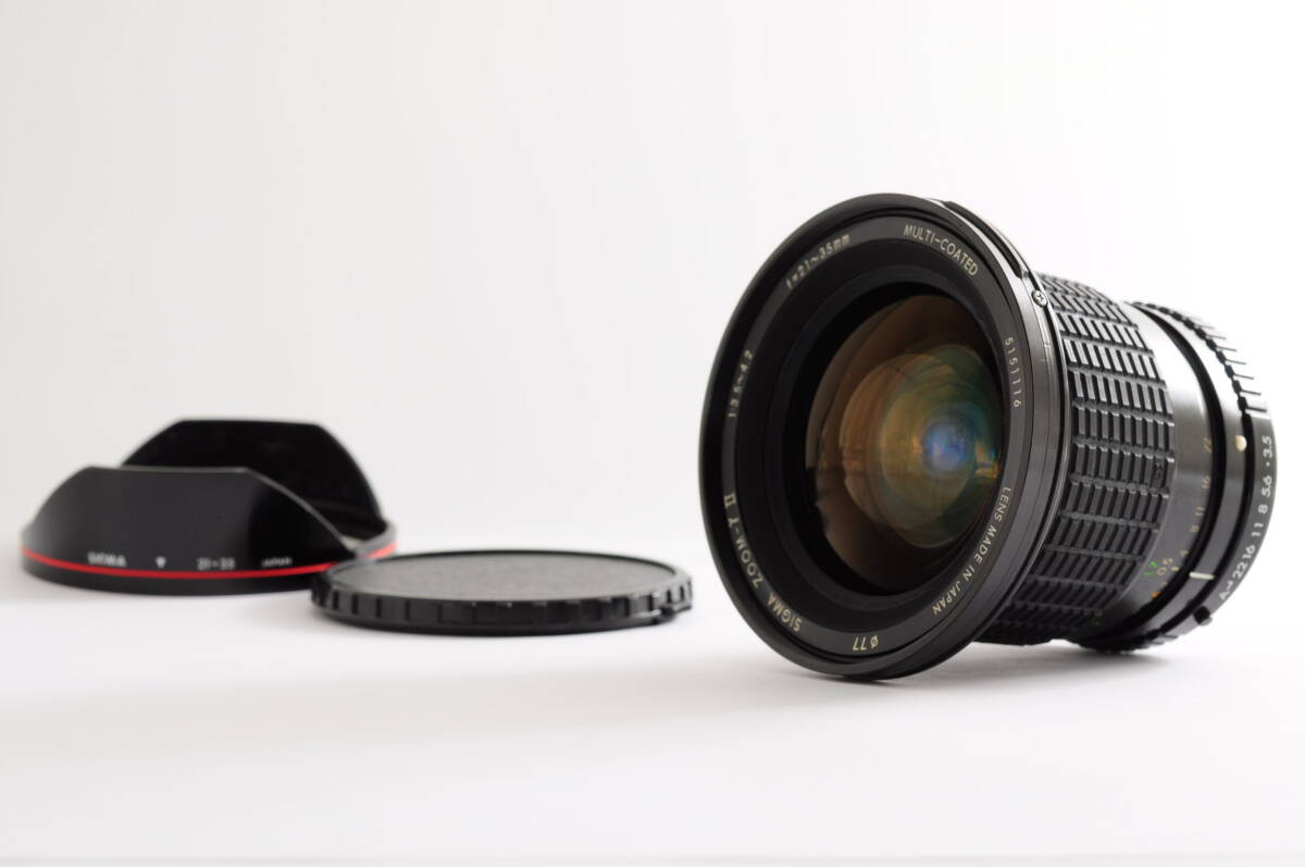 【XB2365B】Sigma Zoom II 21-35mm f/3.5-4.2 Multi Coated for Pentax シグマ レンズ
