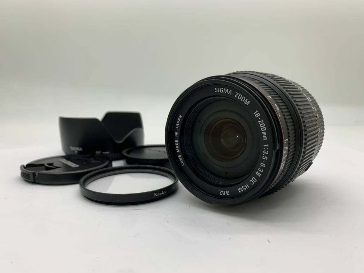 【XB1344】Sigma Zoom 18-200mm f/3.5-6.3 II DC HSM for A Mount シグマ レンズ