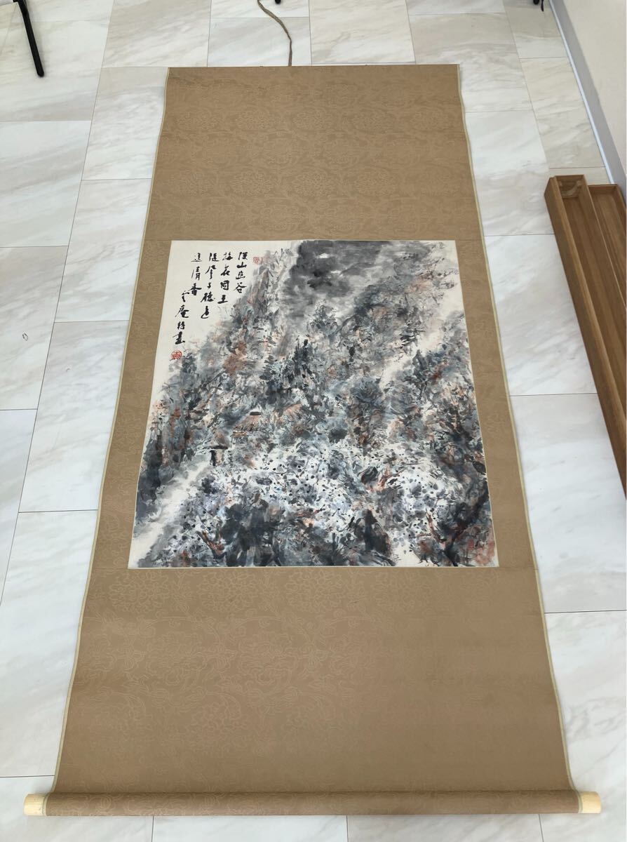 【新771607】[模写] 掛け軸 詳細不明 