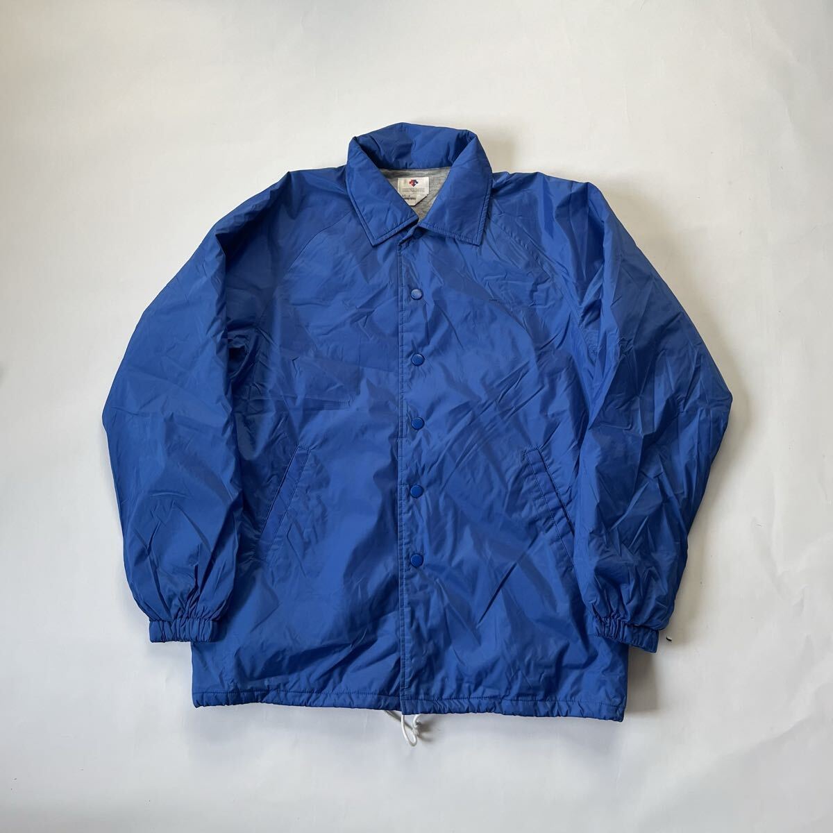 オールド デサント コーチジャケット 青 ブルー L vintage ナイロンジャケット ヴィンテージ 90s