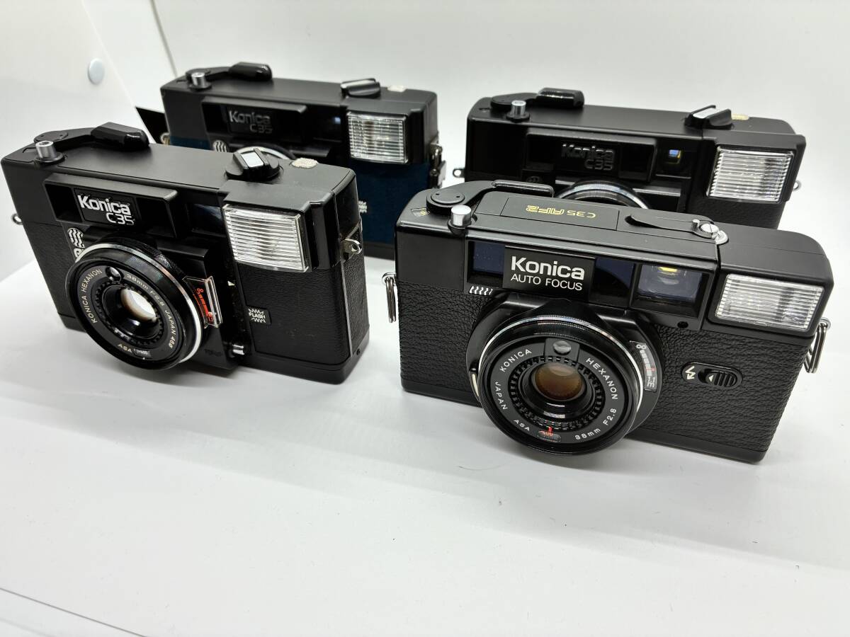 49#59★4個まとめ★コニカ KONICA C35 AF ×3個/AF2 ジャンク #231