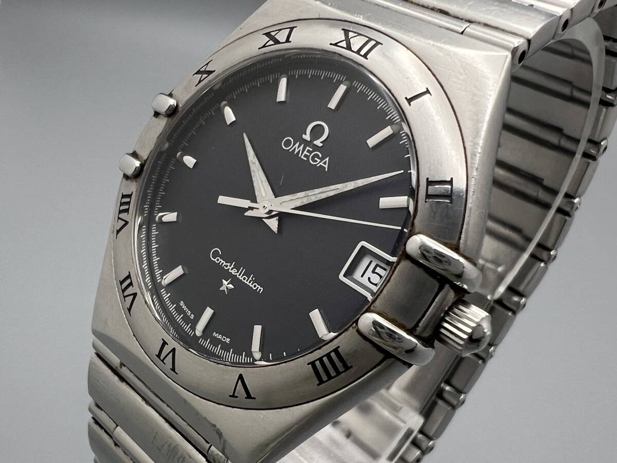 N3☆稼動品 OMEGA オメガ Constellation コンステレーション 396.1201 Cal.1532 純正ブレス デイト クォーツ メンズ 腕時計 現状渡し 1円〜