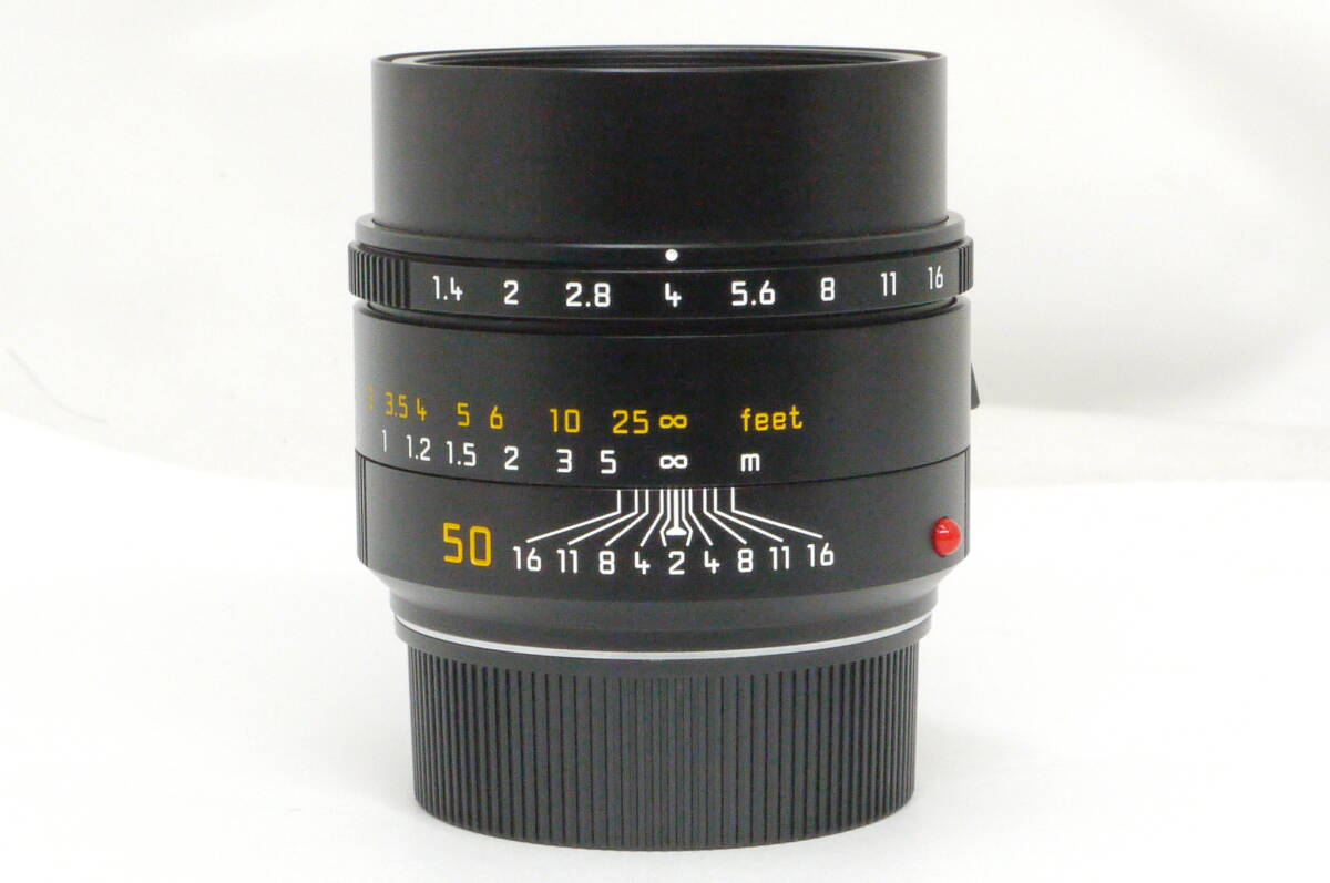 ライカ SUMMILUX-M 50mm F1.4 ASPH. ブラック 11728 元箱一式付 新品同様