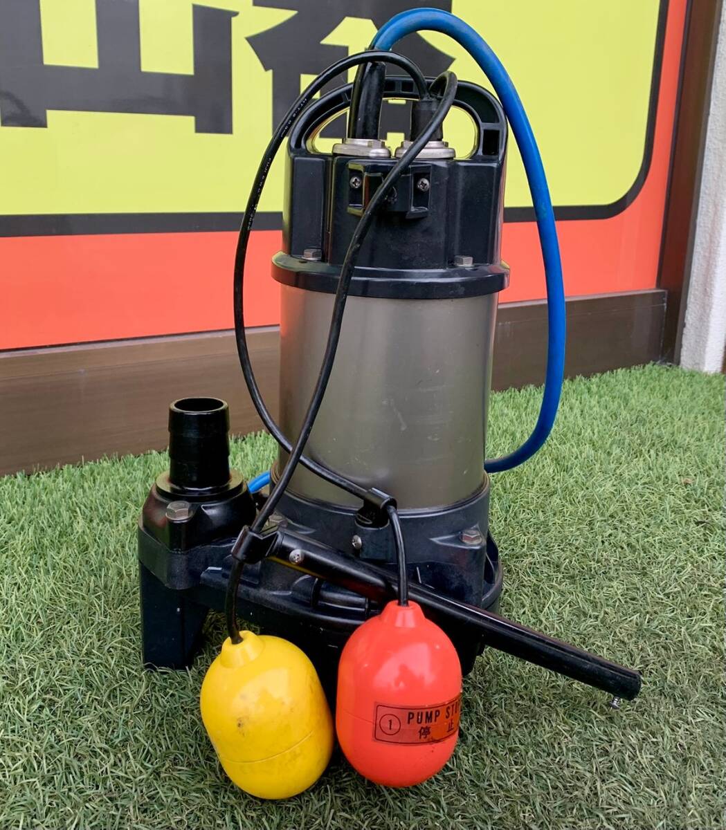 静)確認動画有★鶴見製作所/ツルミ 海水用水中ポンプ 自動型 40TMA2.25S -63 100V 60Hz 領収可 t0322-7-3b