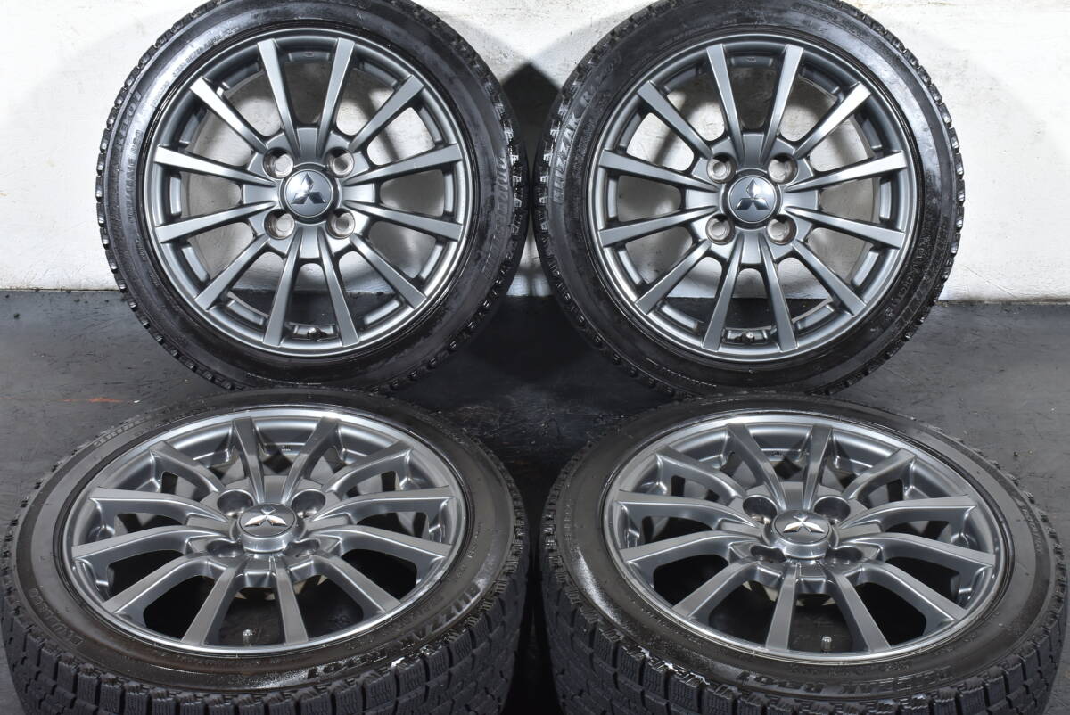 ☆ミツビシ コルト ラリーアート バージョンR 純正 16インチ☆ENKEI製☆PCD114.3 6.5J +43☆ブリヂストン ブリザック REVO1☆205/45R16☆