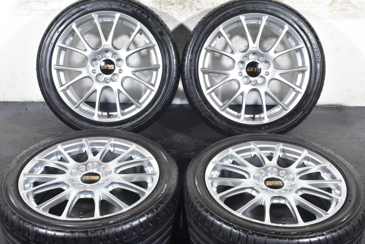 ☆BBS RE-V 18インチ☆鍛造ホイール オーダーサイズ☆PCD114.3 7.5J +56☆ブリヂストン ポテンザ S001☆225/45R18☆ホンダ RC オデッセイ☆
