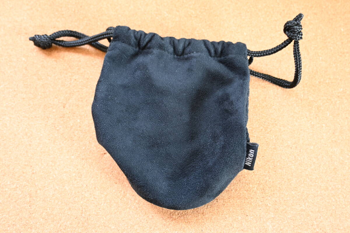 Nikon 純正 レンズポーチ CL-0915 巾着 ケース ブラック 中古