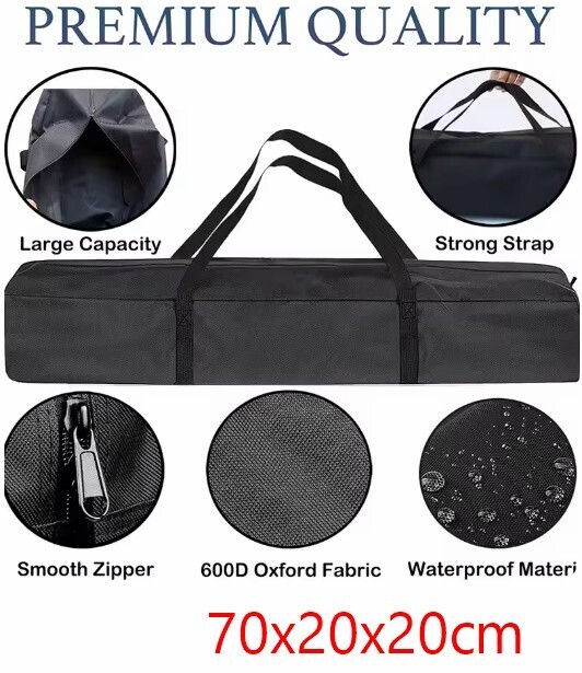 多目的 収納バッグ 70x20x20cm 望遠鏡キャリングケース ★ショルダーバッグ★防水★旅行 ハイキング キャンプ★ a473-3